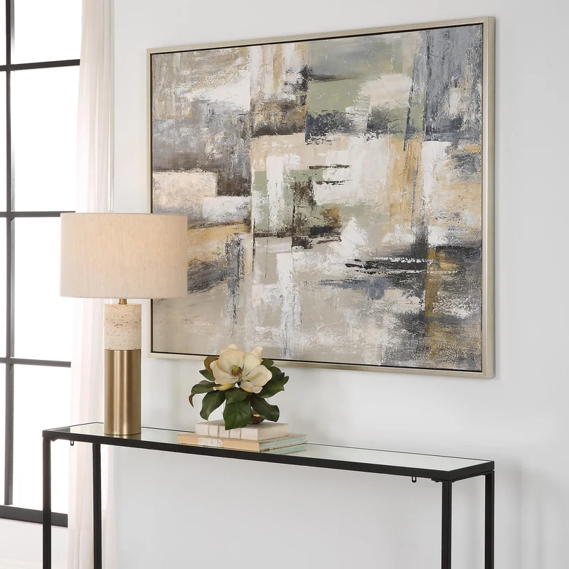 Uttermost Intuition Hand Painted Abstract Art | OUTLET