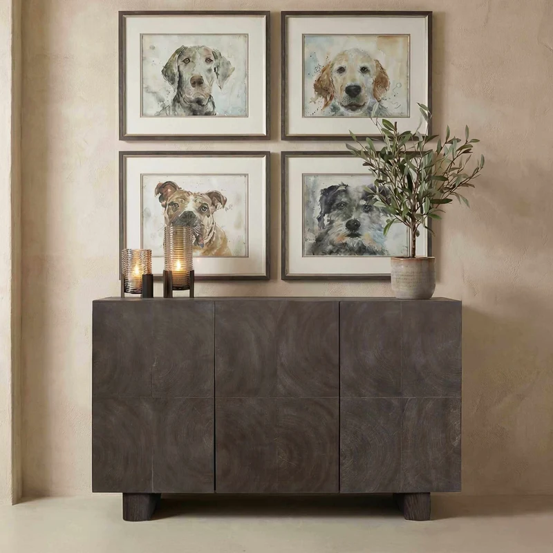 Phineas 3 Door Modern Cabinet