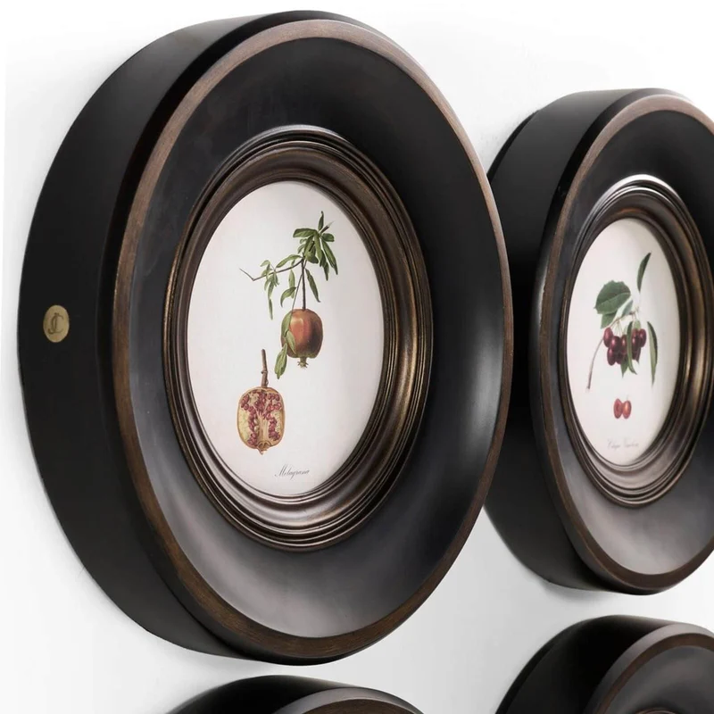 Vintage Fruit No. 2 Framed Art - Set of 4