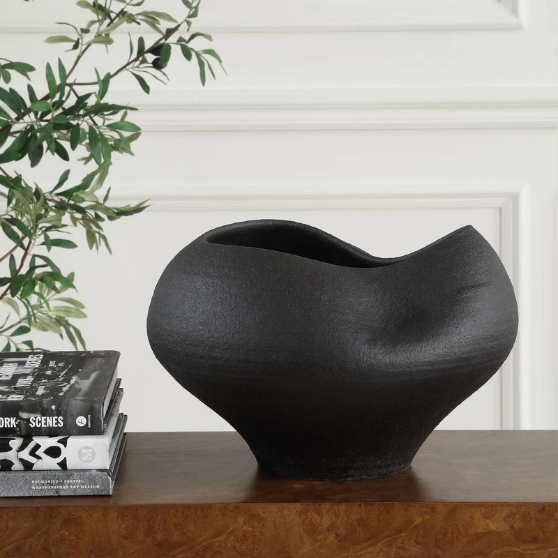 Nocturne Black Ceramic Bowl