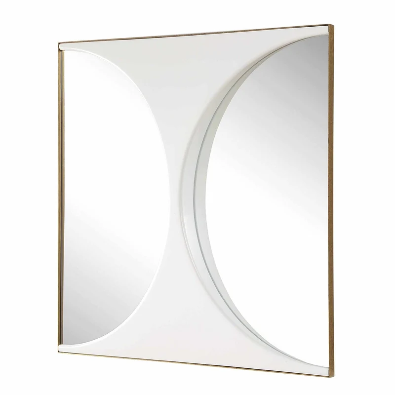 New Moon Mirrored Wall Decor