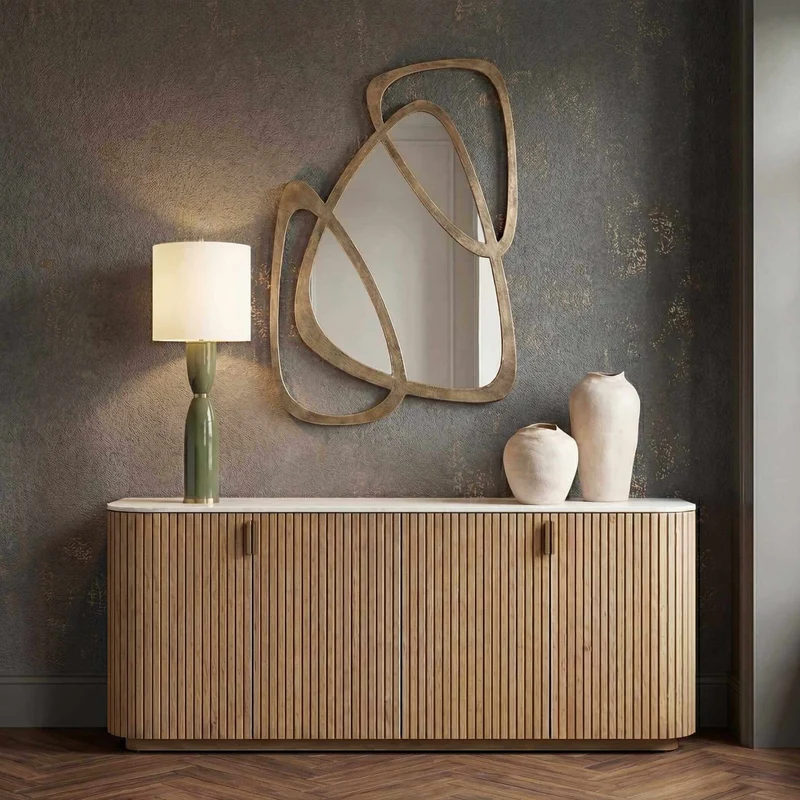 Momentum Gold Mirrored Wall Decor