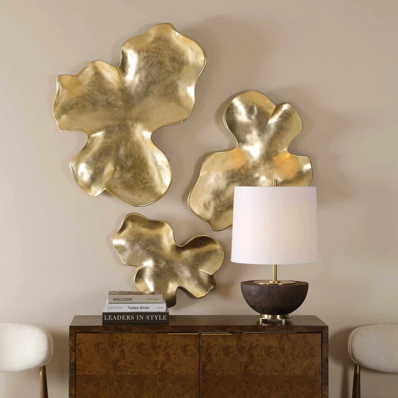 Lumina Gold Wall Decor, Set of 3