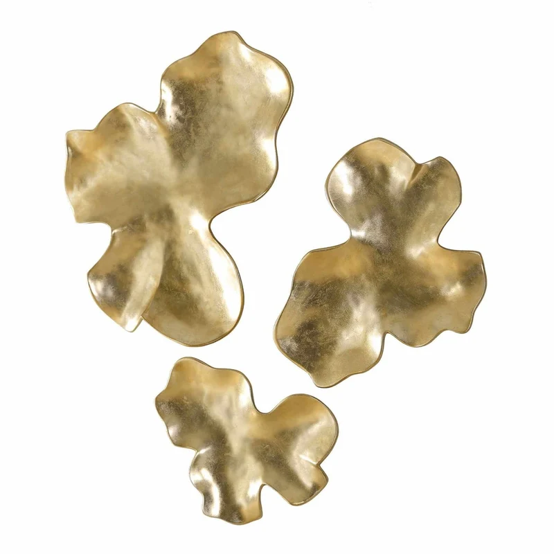 Lumina Gold Wall Decor, Set of 3