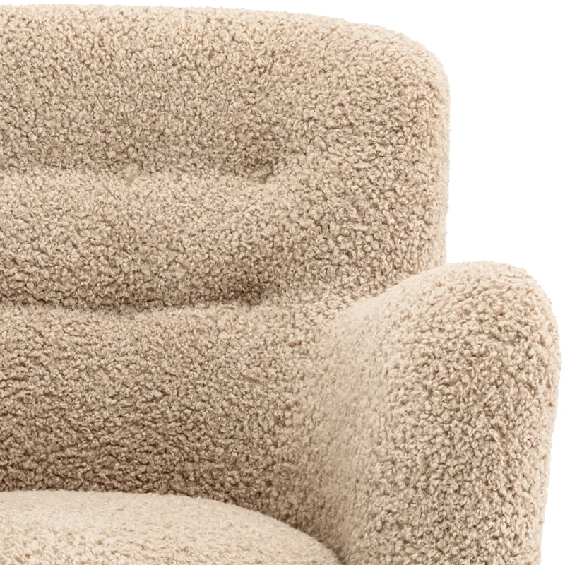 Chair Bixby Canberra sand | black feet