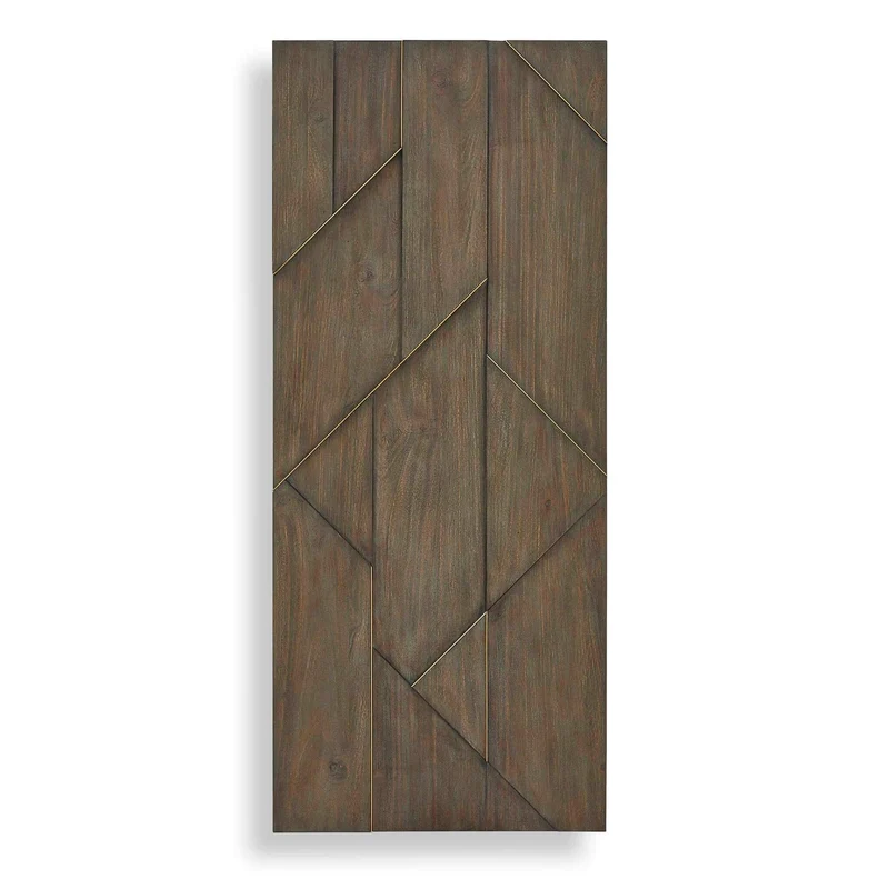 Hanoi Geometric Wood Wall Panel