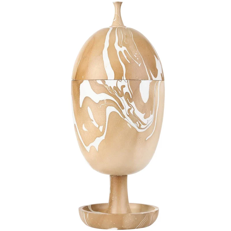 Hadden Hall Urn in Latte Swirl