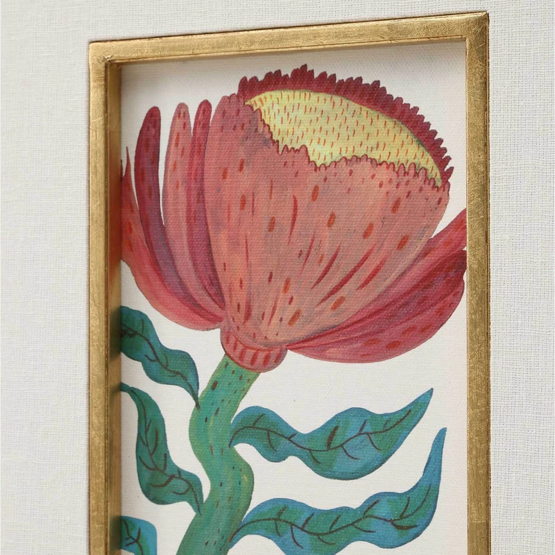 Fantasy Florals Framed Canvases - Set of 12