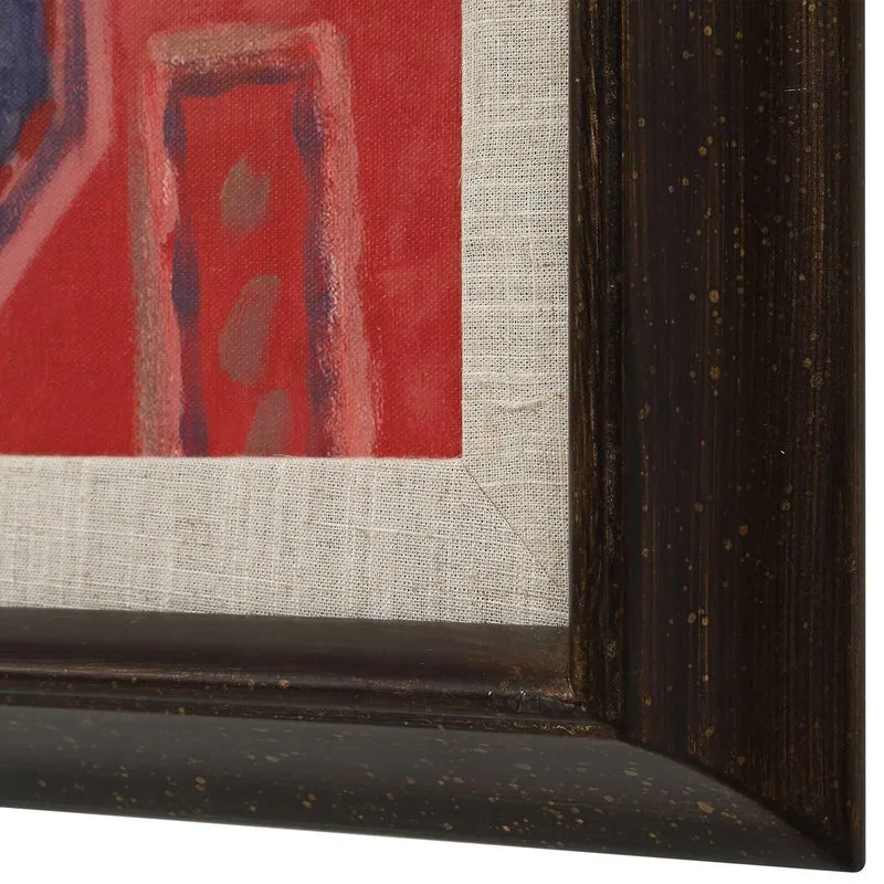 Big Red Framed Canvas