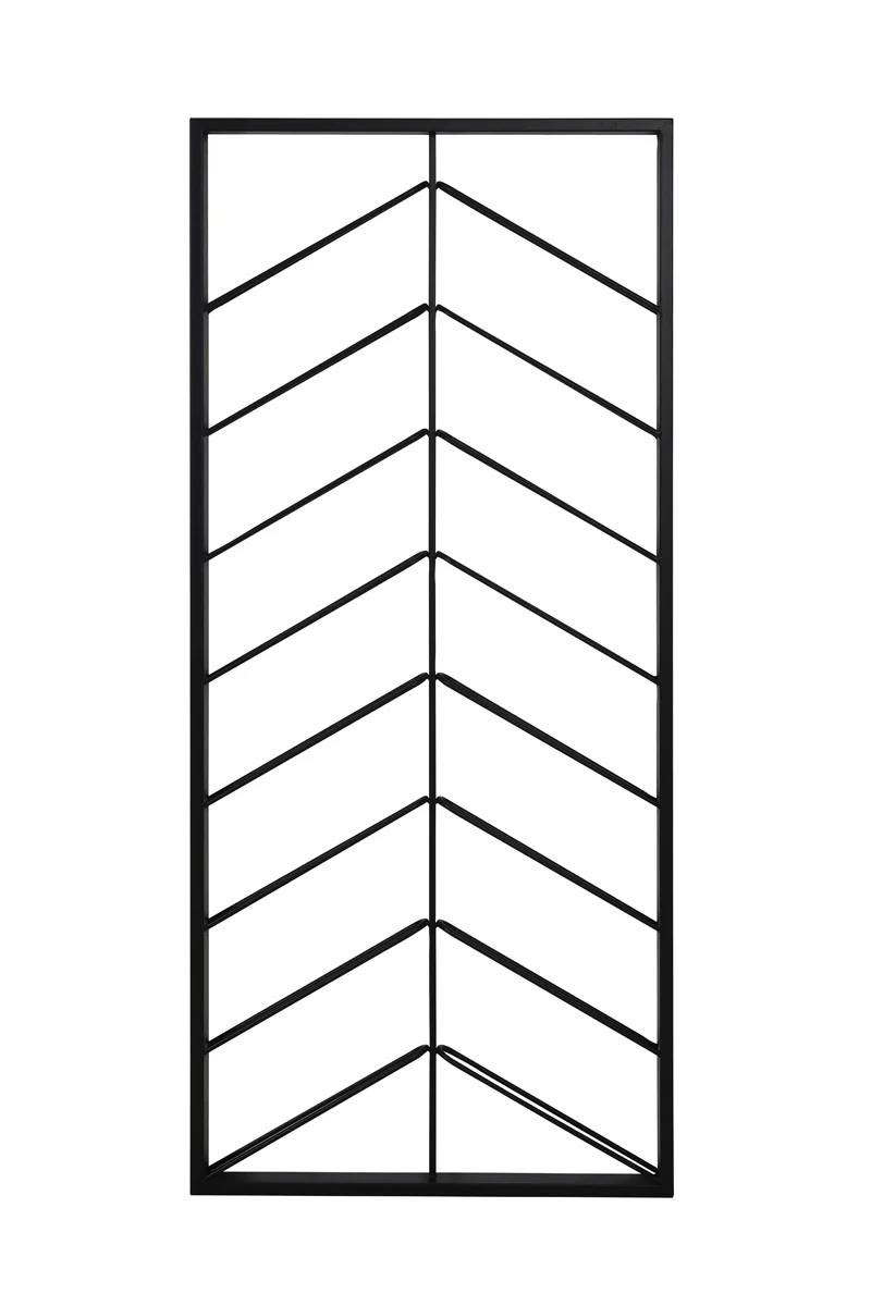 Wine rack 16 bottles 70x6x160 cm MALBEO black | OUTLET