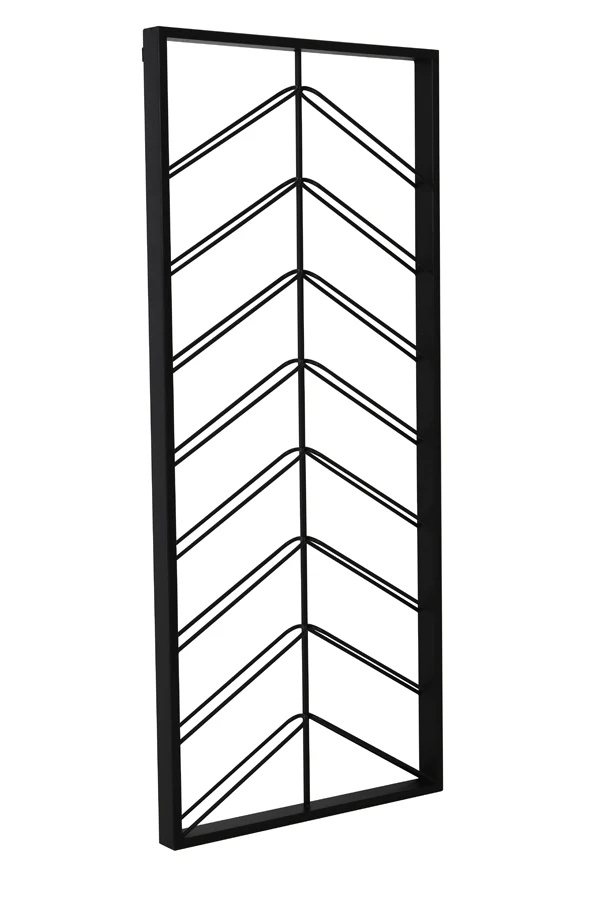 Wine rack 16 bottles 70x6x160 cm MALBEO black | OUTLET