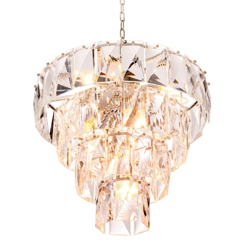 Chandelier Amazone S - Nickel Finish with