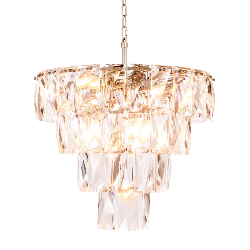 Chandelier Amazone S - Nickel Finish with