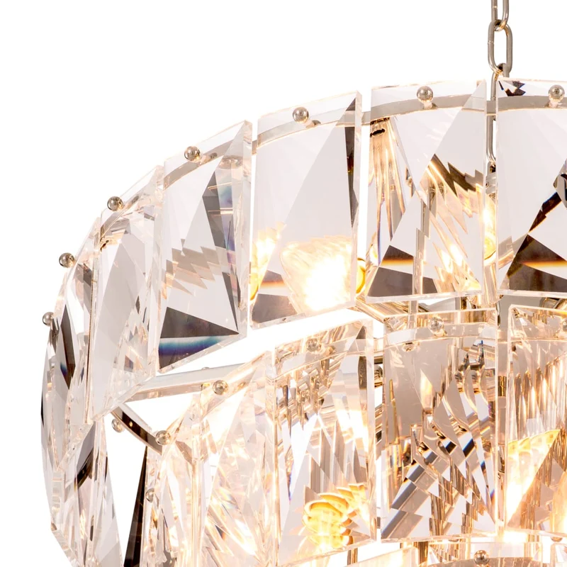 Chandelier Amazone S - Nickel Finish with