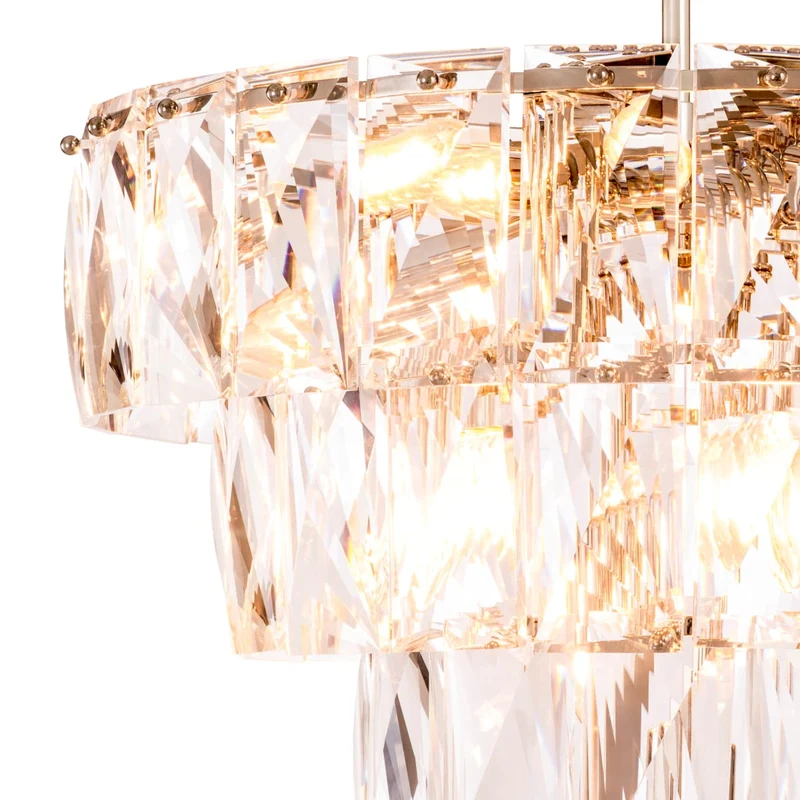 Chandelier Amazone S - Nickel Finish with