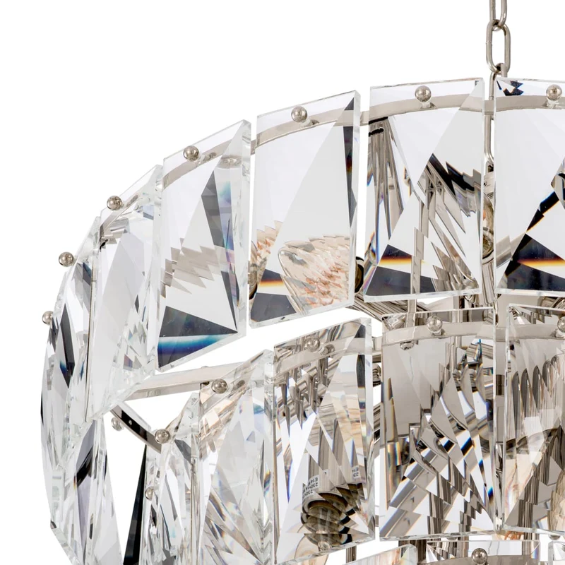 Chandelier Amazone S - Nickel Finish with