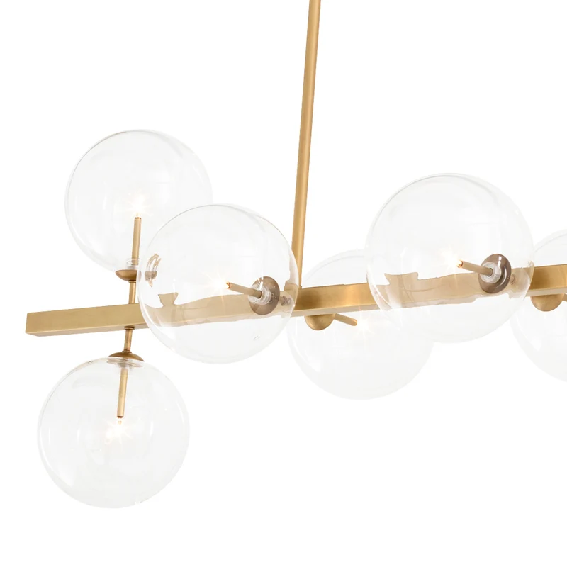 Chandelier Largo Antique Brass