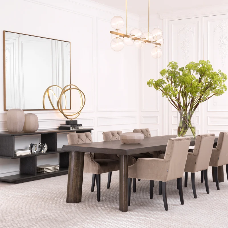 Chandelier Largo Antique Brass