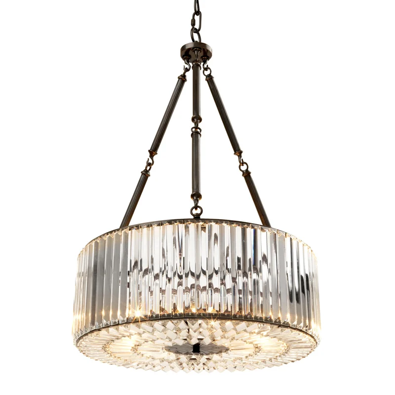 Chandelier Infinity Gunmetal Finish