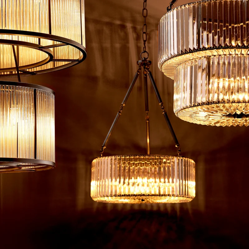 Chandelier Infinity Gunmetal Finish