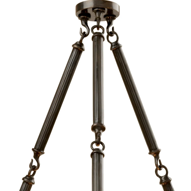 Chandelier Infinity Gunmetal Finish