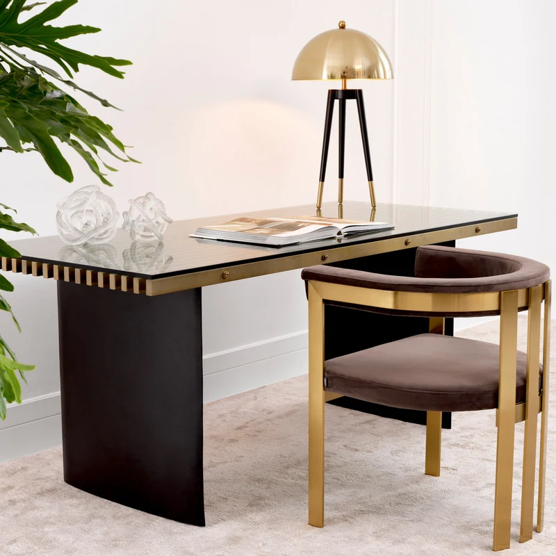 Dining Chair Clubhouse Brass