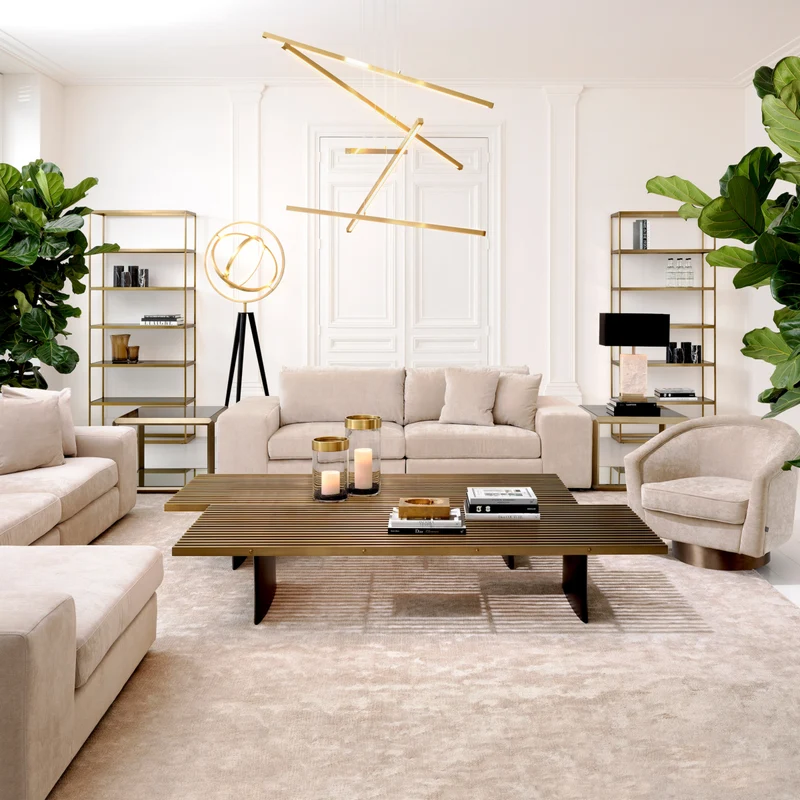 Chandelier Kimpton - Antique Brass Finish