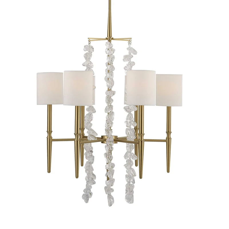 Waterfall 6 Light Chandelier