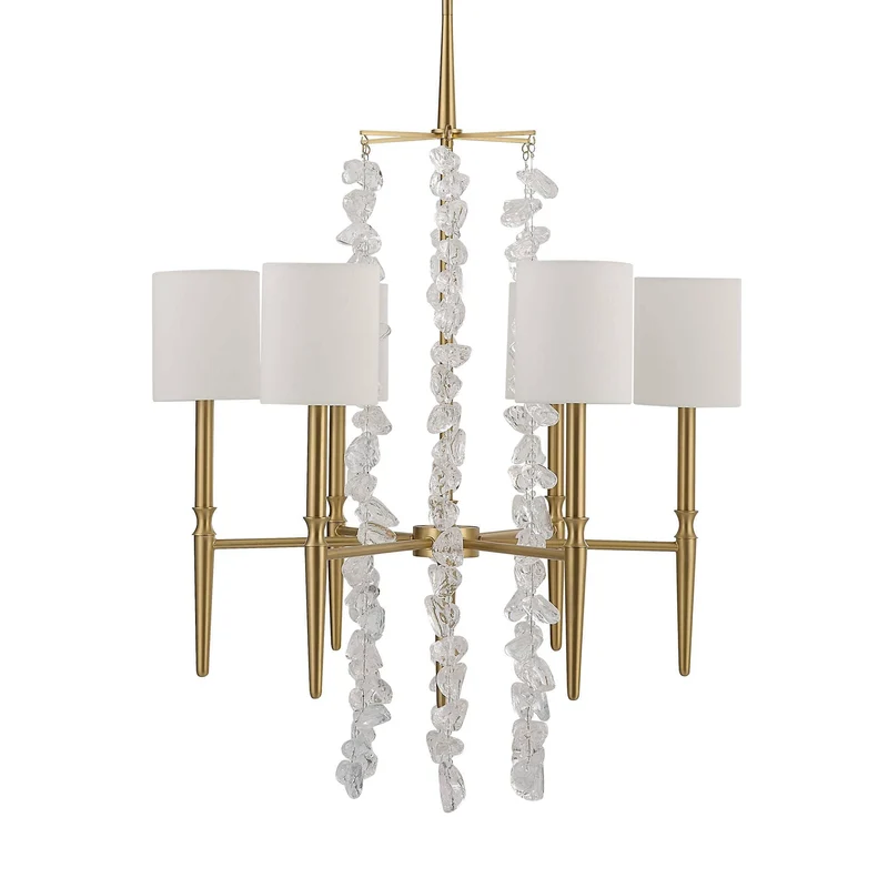 Waterfall 6 Light Chandelier