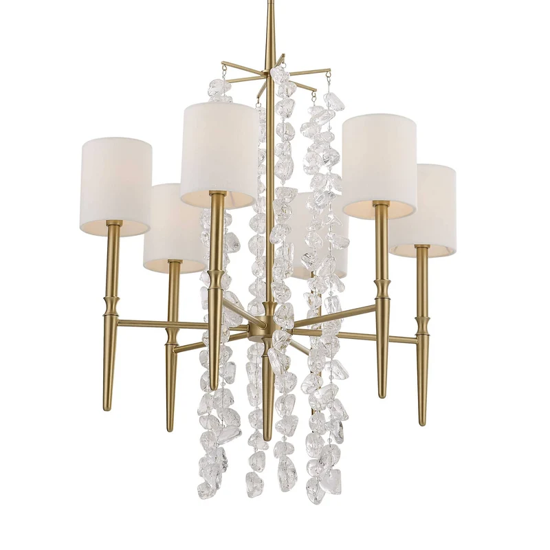 Waterfall 6 Light Chandelier