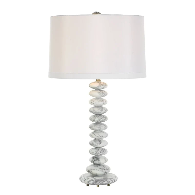 Washed Stones Table Lamp