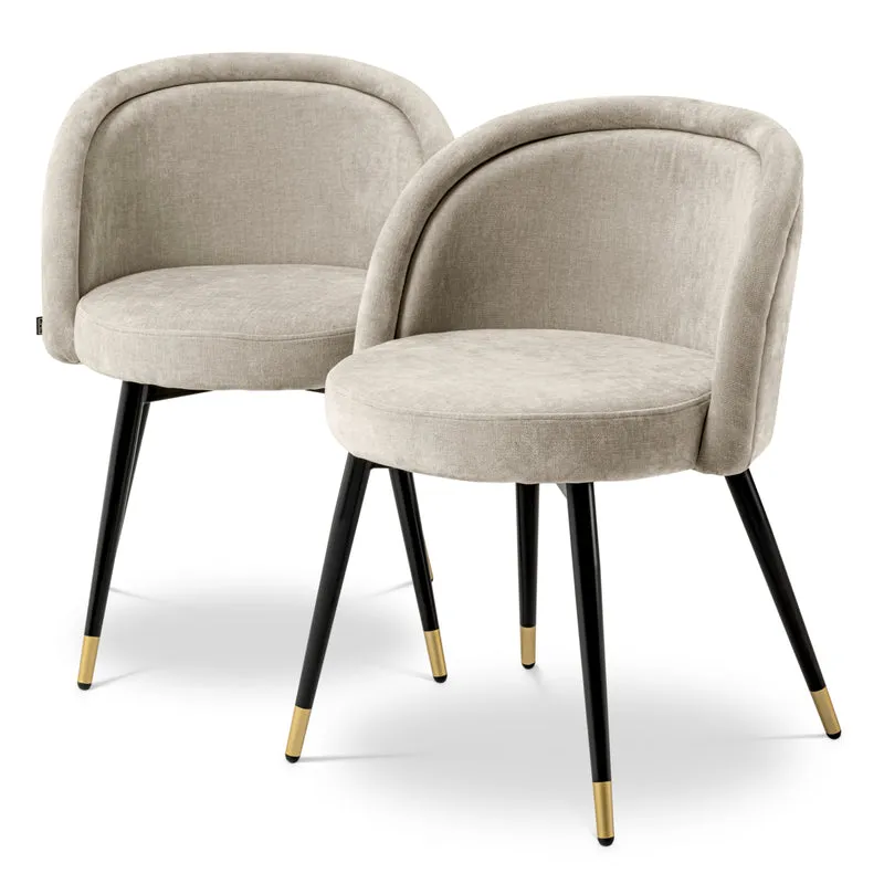 Dining Chair Chloé set of 2 Sand