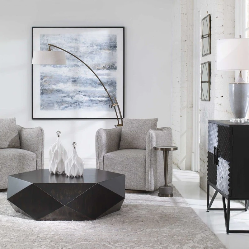 Volker Worn Black Coffee Table