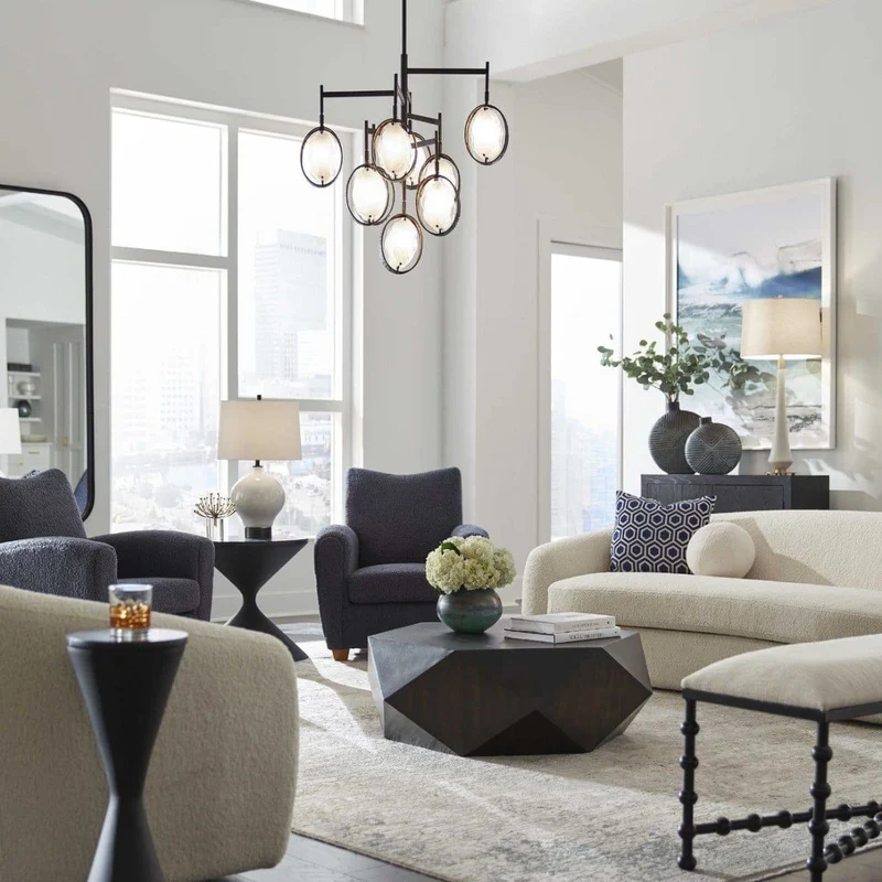 Volker Worn Black Coffee Table
