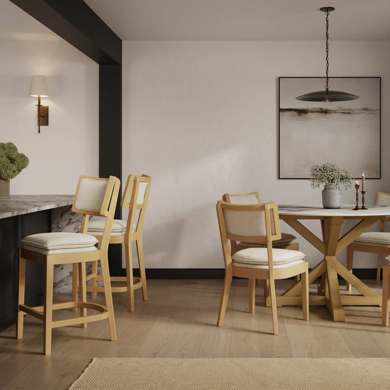 Maggie Frost and Umber Counter Stool