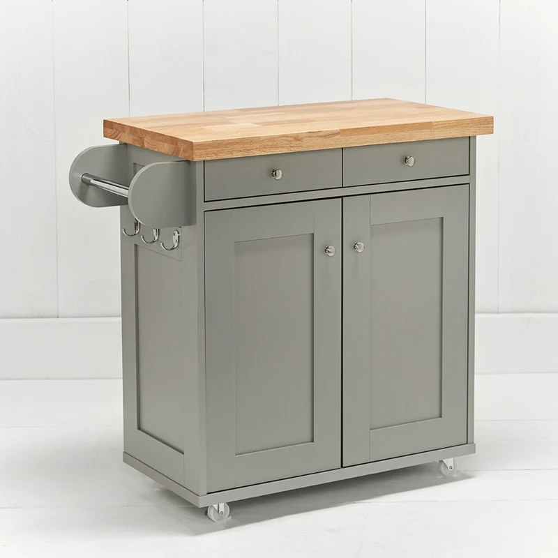 Portland Grey Kitchen Island