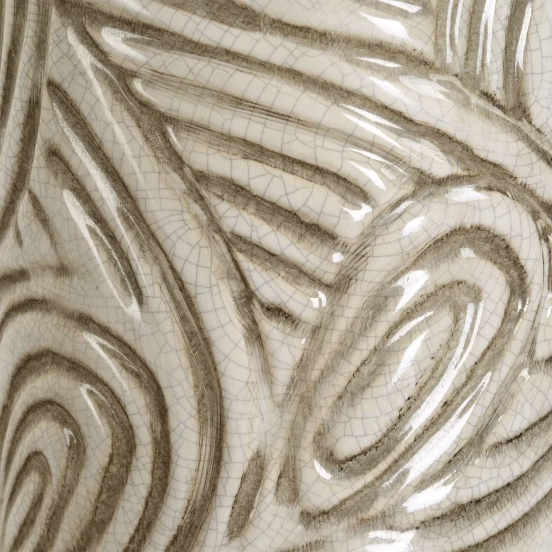 Timber Swirl Earth Tone Vases Set of 2