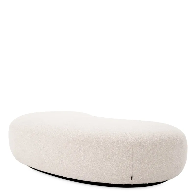 Bench Björn Bouclé cream | black base