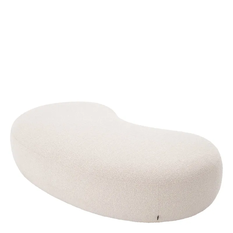 Bench Björn Bouclé cream | black base