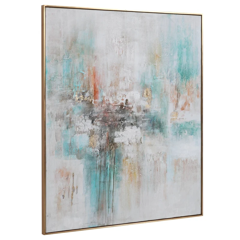 Vibrant Expression Hand Painted Art
