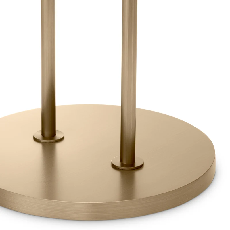 Side Table Zappa Brushed brass finish | marble top
