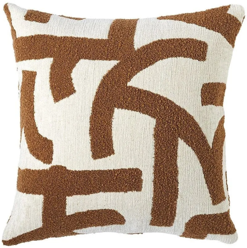 The Flip Side Cushion in Toffee