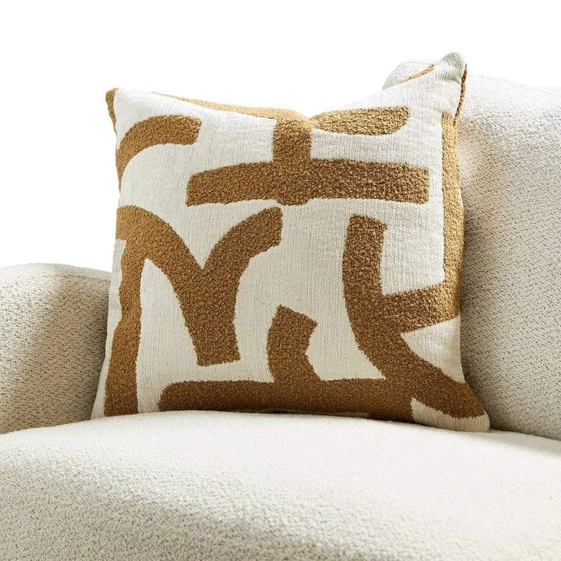 The Flip Side Cushion in Toffee