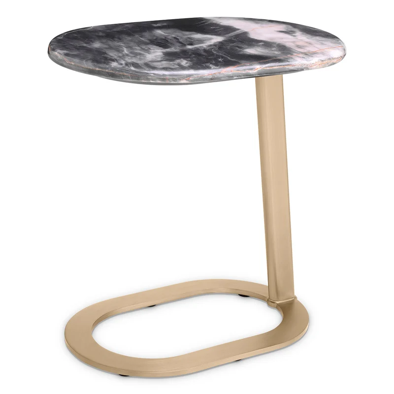 Side Table Oyo Brushed brass finish