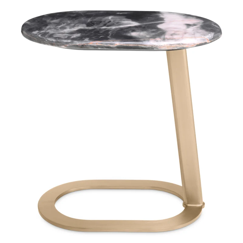 Side Table Oyo Brushed brass finish