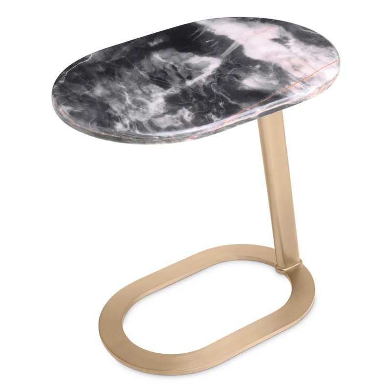 Side Table Oyo Brushed brass finish