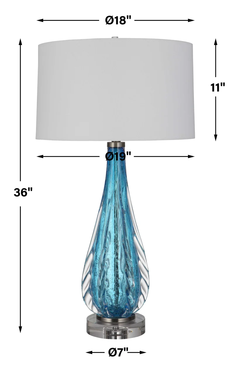 Venezia Table Lamp - Blue