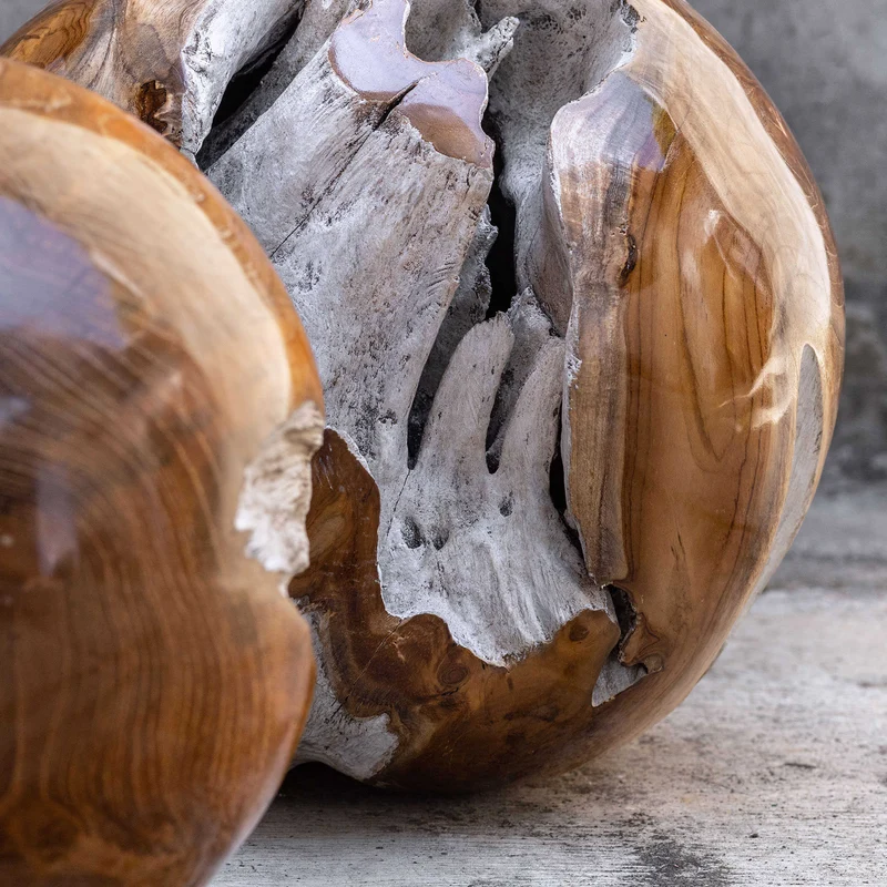 Teak Rounds, S/2