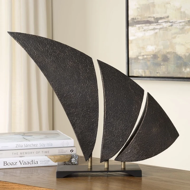 Wind Crest Dark Bronze Sculpture