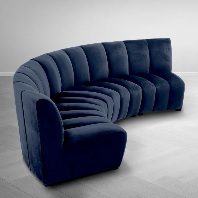 Modular Sofa Lando - Savona Midnight Blue Velvet